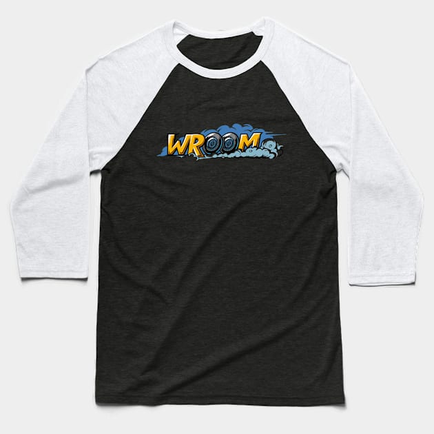 Wheel Drift Baseball T-Shirt by M2M